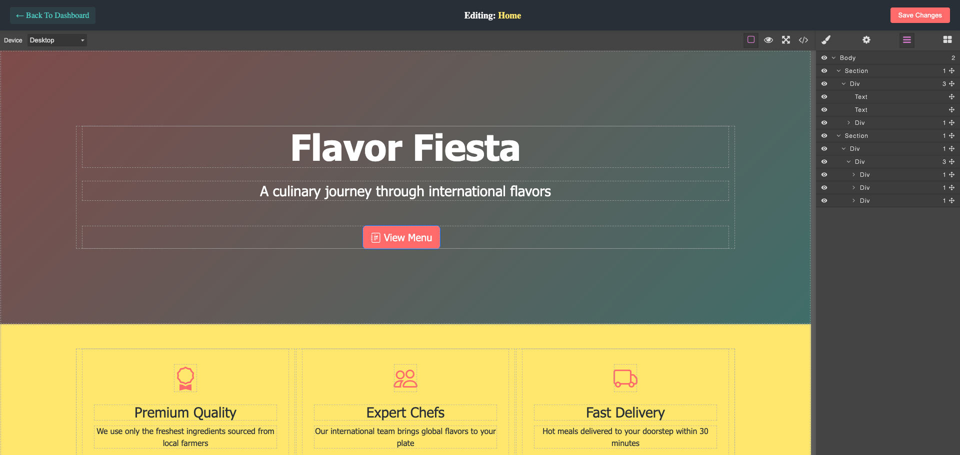 Page builder Page builder